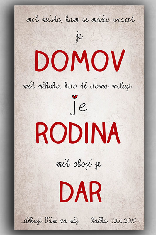 Co za dárek pro rodiče?